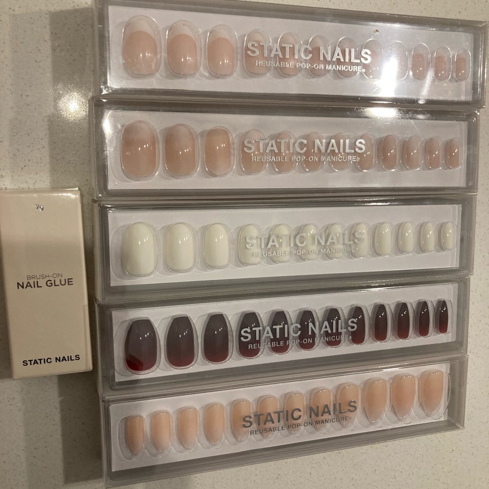 Static Nails pop on manicures - Original $100 value